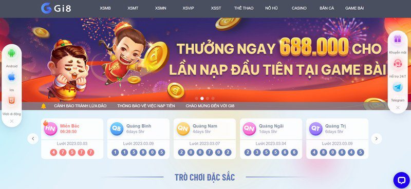 GI88 là cái tên quen thuộc trong ngành lĩnh vực cá cược trực tuyến 