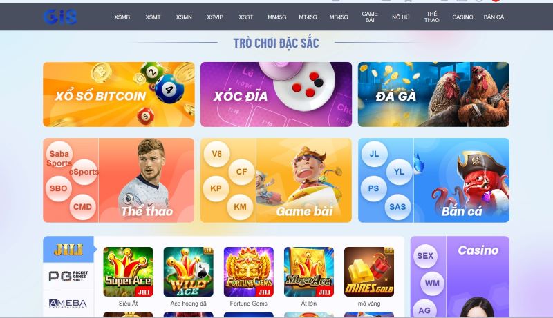 Trải nghiệm kho game đặc sắc của gi88