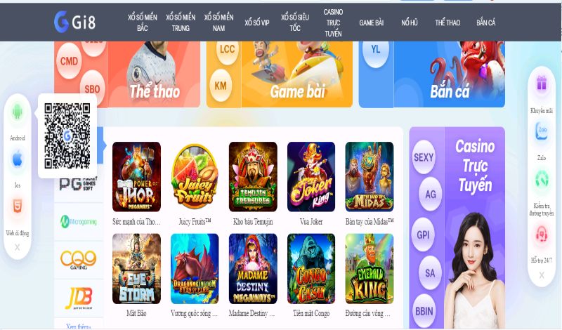 Sơ lược về Game Slot GI88 