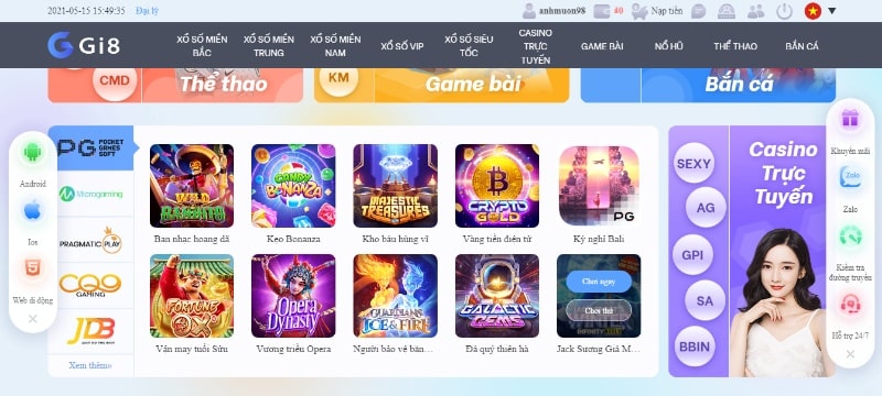 Rút tiền Gi88 khi chơi game cá cược thắng có an toàn hay không?